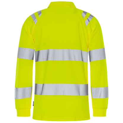 Fristads Trofta Hogezichtbaarheids poloshirt met lange mouw klasse 3 7864 GPST  301260