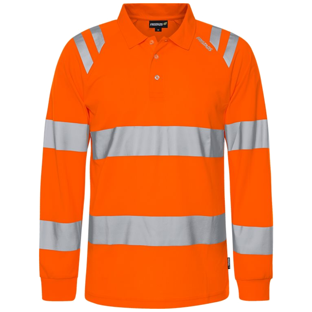 Fristads Trofta Hogezichtbaarheids poloshirt met lange mouw klasse 3 7864 GPST  301260