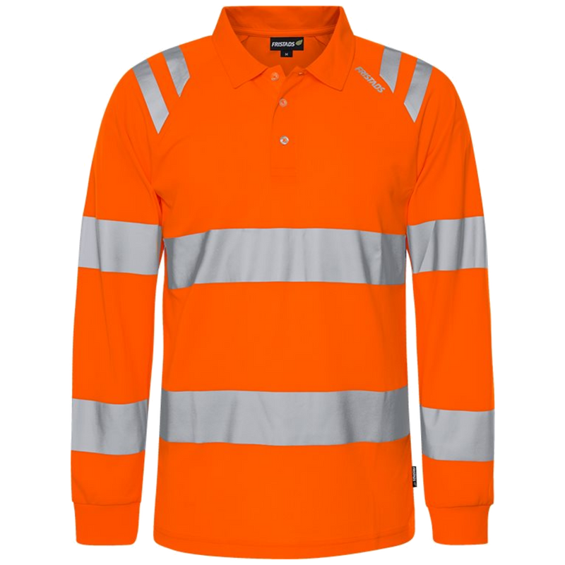 Fristads Trofta Hogezichtbaarheids poloshirt met lange mouw klasse 3 7864 GPST  301260