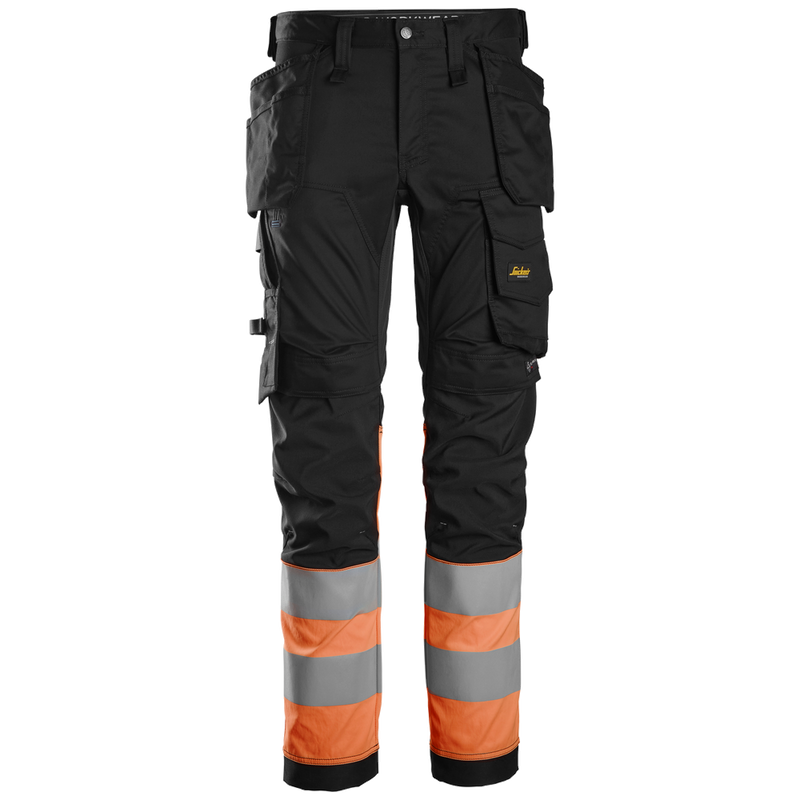 Snickers High-Vis KL1 Stretchbroek met holsterzakken 6234
