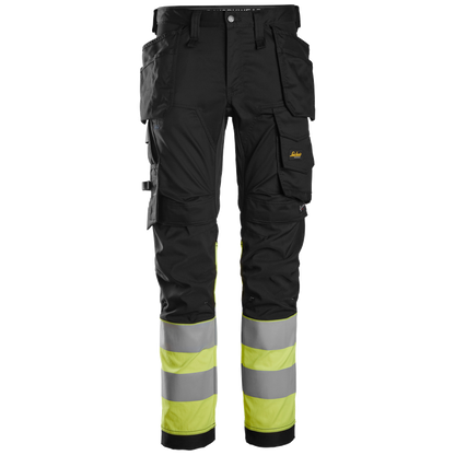 Snickers High-Vis KL1 Stretchbroek met holsterzakken 6234