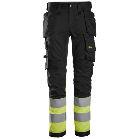 Snickers High-Vis KL1 Stretchbroek met holsterzakken 6234