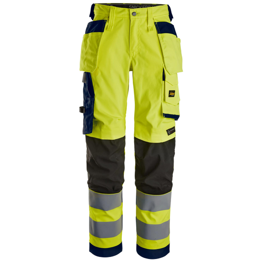 Snickers High-Vis KL2 Dames Stretchbroek Holsterzakken 6743