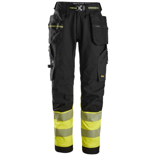 Snickers High-Vis KL1 Stretch Werkbroek Holsterzakken 6934