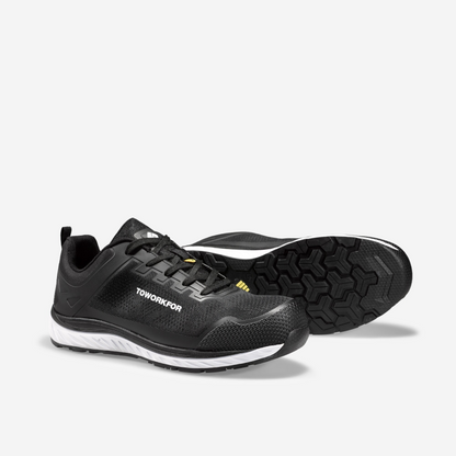 OP=OP Toworkfor Workout Super Set Black O1 Safety Shoes 9A21-80