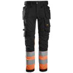 Snickers High-Vis KL1 Stretchbroek met holsterzakken 6234