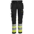 Snickers High-Vis KL1 Stretchbroek met holsterzakken 6234