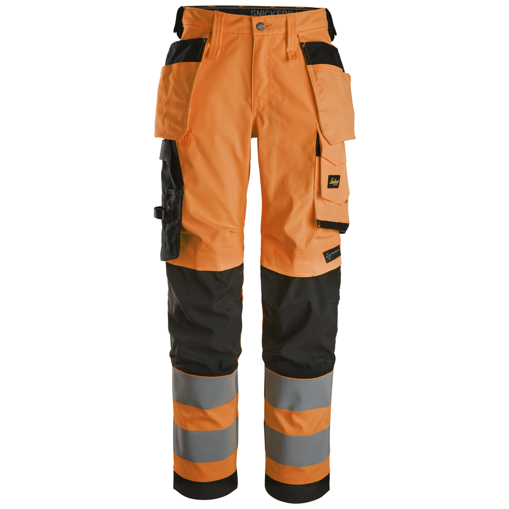 Snickers High-Vis KL2 Dames Stretchbroek Holsterzakken 6743