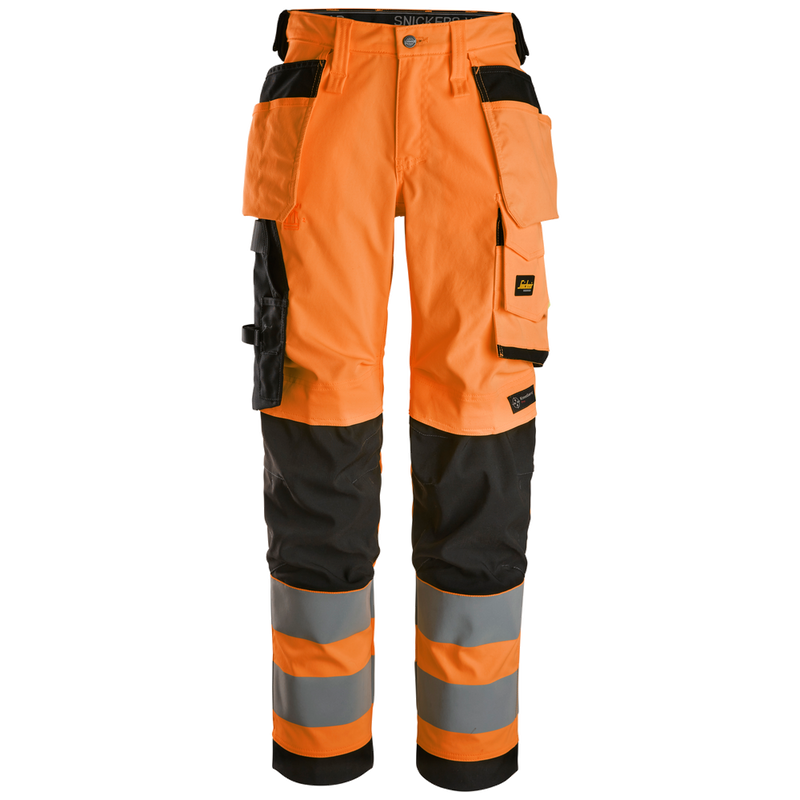 Snickers High-Vis KL2 Dames Stretchbroek Holsterzakken 6743