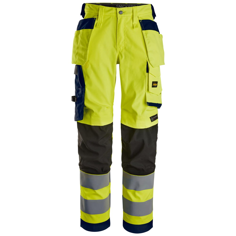 Snickers High-Vis KL2 Dames Stretchbroek Holsterzakken 6743