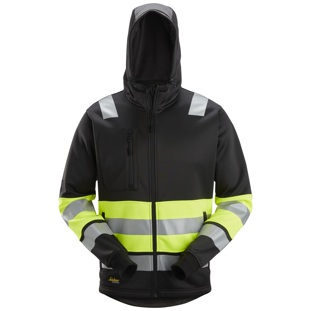 Snickers High-Vis KL1 Hoodie met Rits 8038