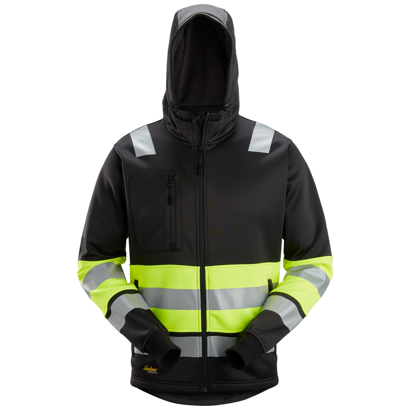 Snickers High-Vis KL1 Hoodie met Rits 8038