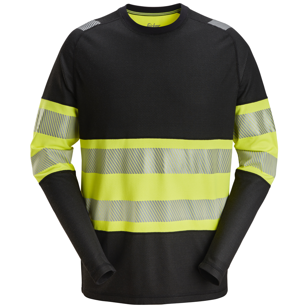 Snickers High-Vis KL1 T-shirt met Lange Mouwen 2430