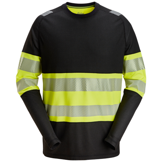 Snickers High-Vis KL1 T-shirt met Lange Mouwen 2430
