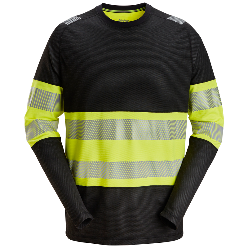 Snickers High-Vis KL1 T-shirt met Lange Mouwen 2430