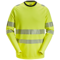 Snickers High-Vis KL2/3 T-shirt met Lange Mouwen 2431