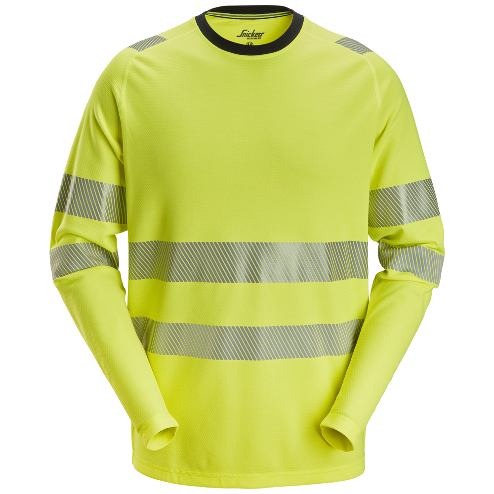 Snickers High-Vis KL2/3 T-shirt met Lange Mouwen 2431