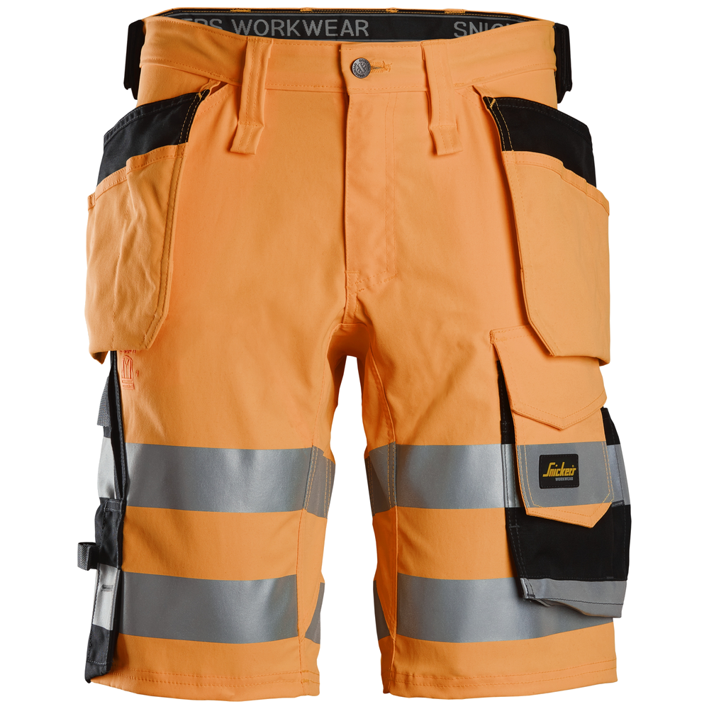 Snickers High-Vis KL1 Stretch Korte Werkbroek Holsters 6135