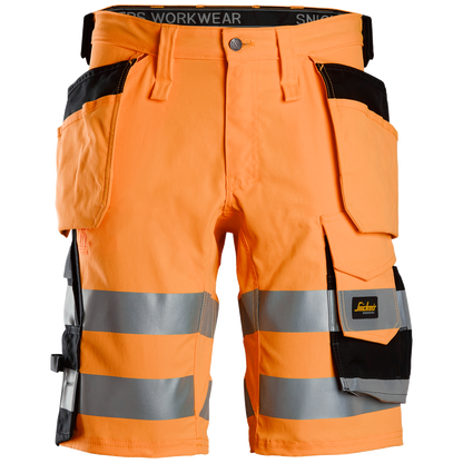 Snickers High-Vis KL1 Stretch Korte Werkbroek Holsters 6135