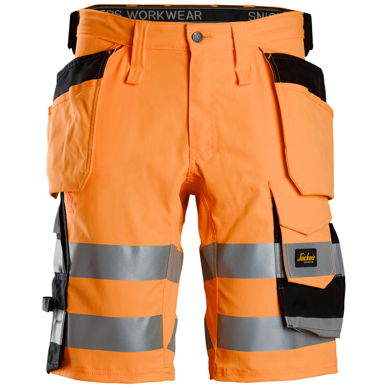 Snickers High-Vis KL1 Stretch Korte Werkbroek Holsters 6135