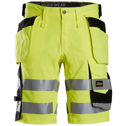 Snickers High-Vis KL1 Stretch Korte Werkbroek Holsters 6135