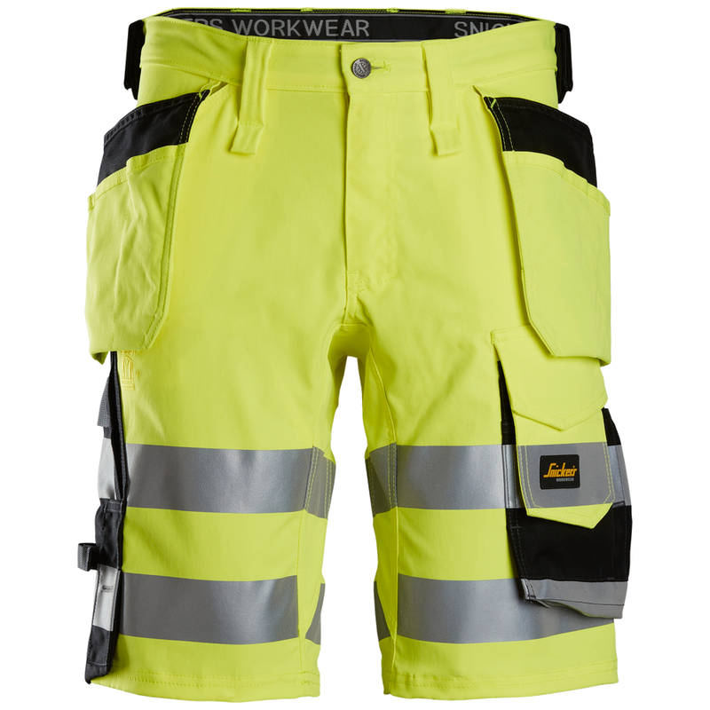 Snickers High-Vis KL1 Stretch Korte Werkbroek Holsters 6135