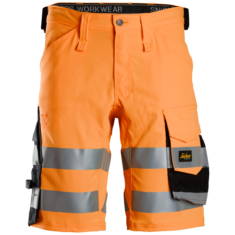 Snickers High-Vis KL1 Stretch Korte Werkbroek 6136