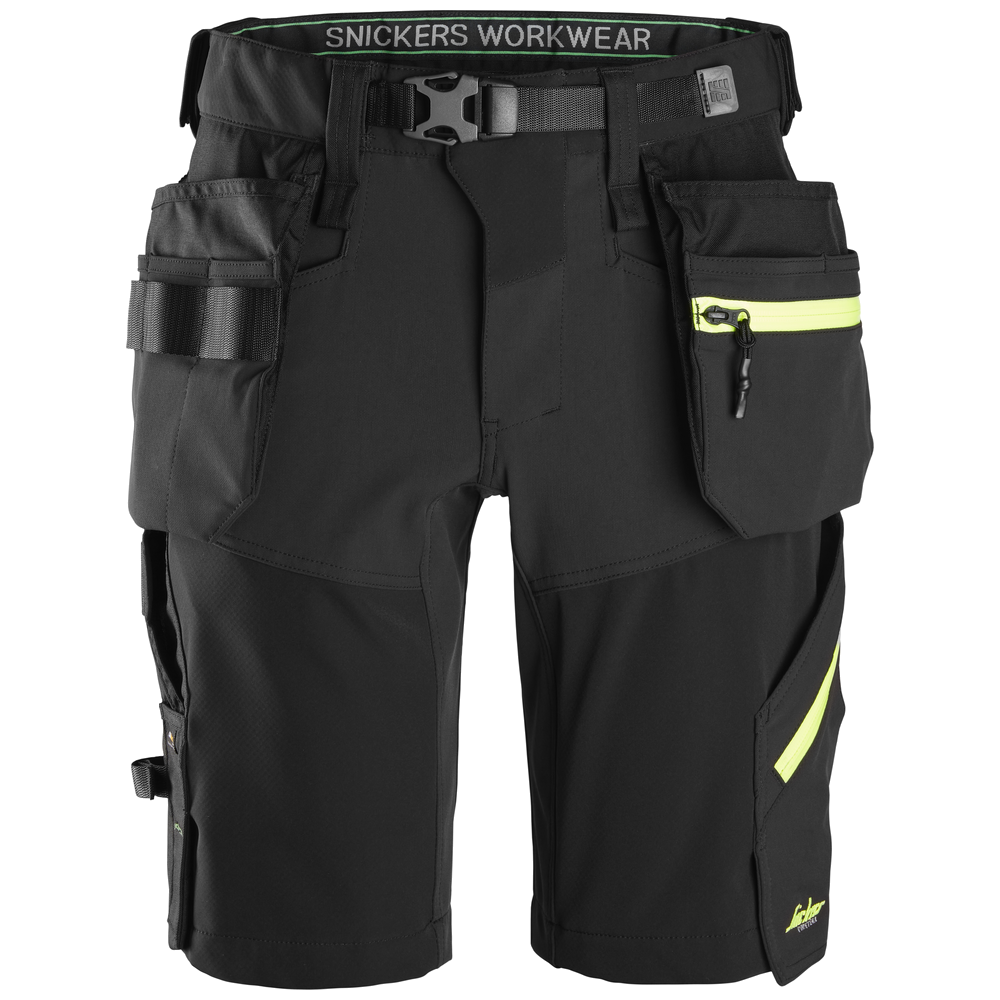 Snickers FlexiWork Softshell Stretch Korte Broek+ HP 6140