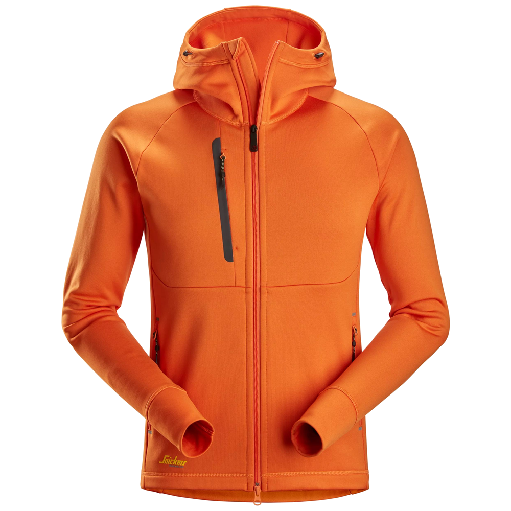 Snickers Flexiwork Polartec Power Stretch Hoodie Met Volledige Rits 8026