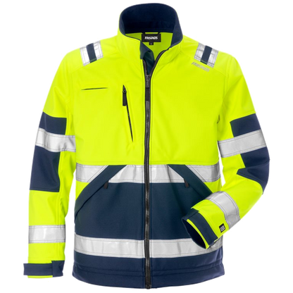 Fristads High vis softshelljack CL.2 4083 WYH 125024