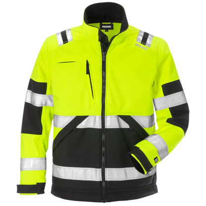 Fristads High vis softshelljack CL.2 4083 WYH 125024