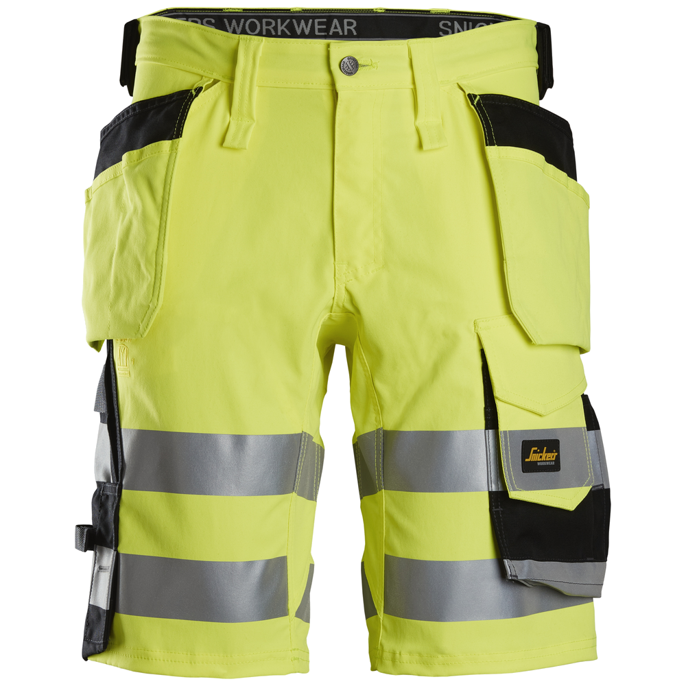 Snickers High-Vis KL1 Stretch Korte Werkbroek Holsters 6135
