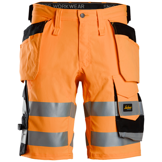Snickers High-Vis KL1 Stretch Korte Werkbroek Holsters 6135