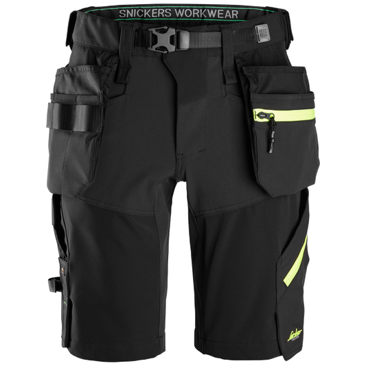 Snickers FlexiWork Softshell Stretch Korte Broek+ HP 6140