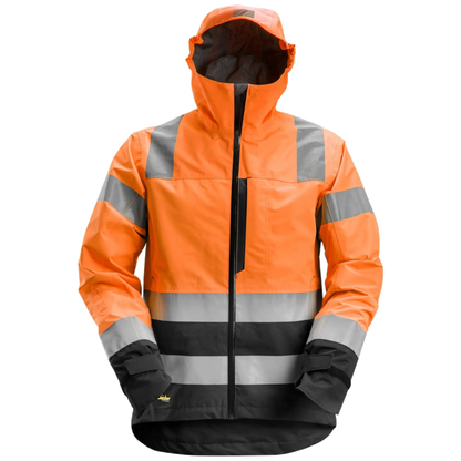Snickers AllroundWork HV wasserdichte Shell-Jacke 1330