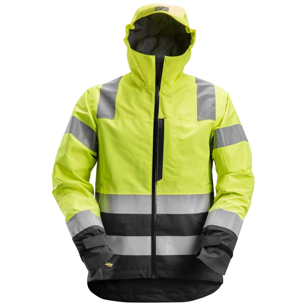 Snickers AllroundWork HV wasserdichte Shell-Jacke 1330