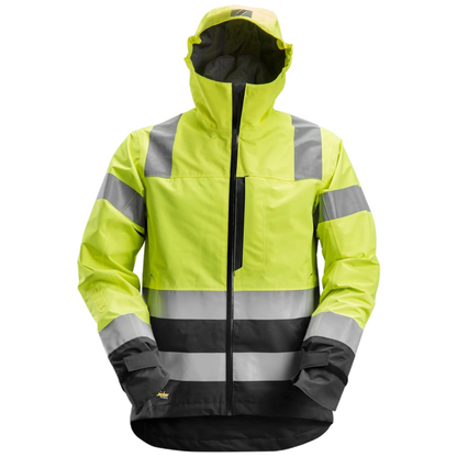 Snickers AllroundWork HV wasserdichte Shell-Jacke 1330