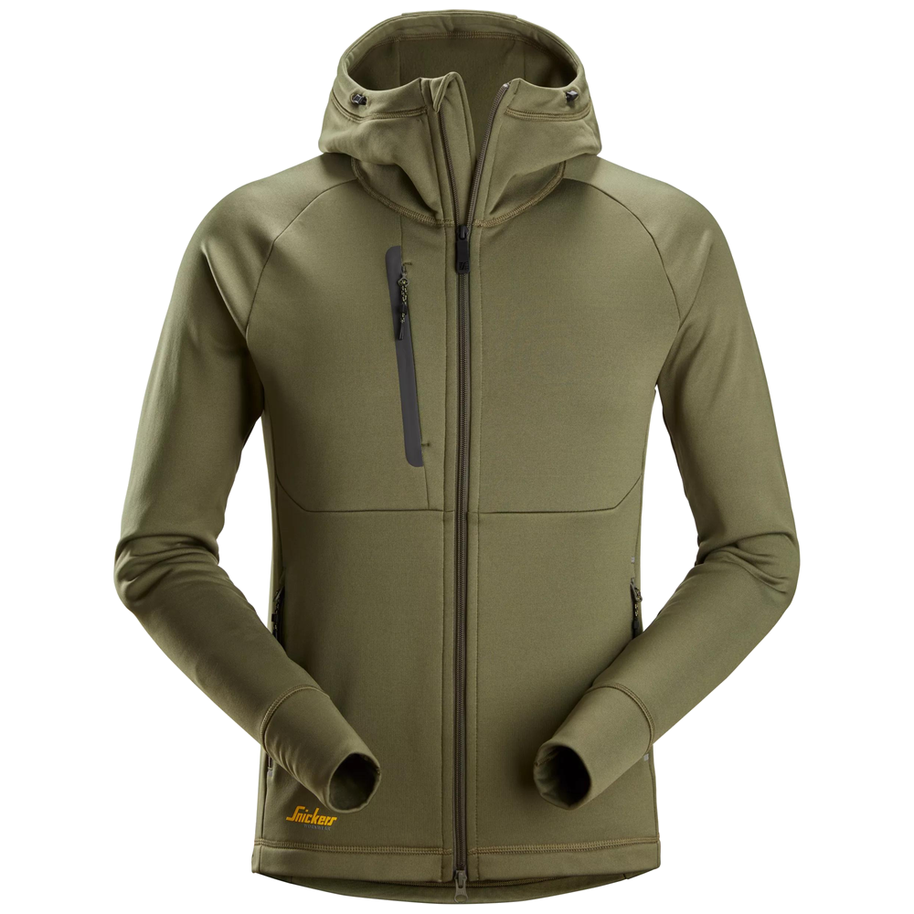 Snickers Flexiwork Polartec Power Stretch Hoodie Met Volledige Rits 8026