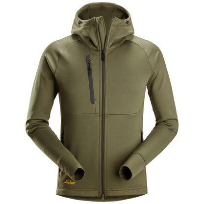 Snickers Flexiwork Polartec Power Stretch Hoodie Met Volledige Rits 8026