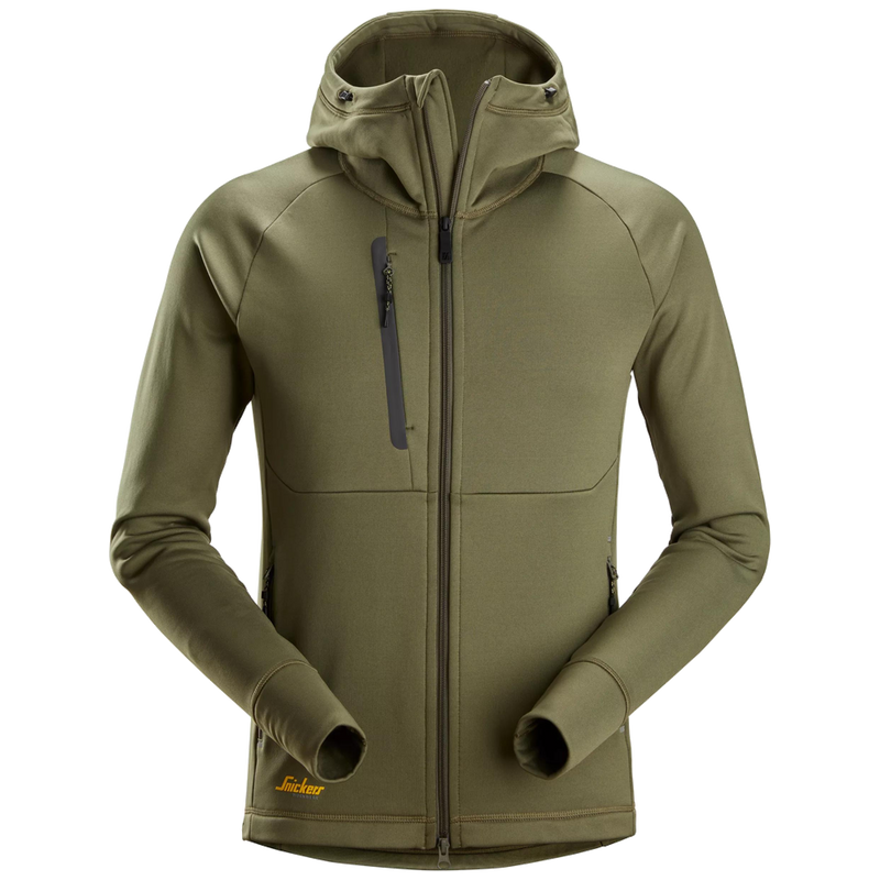 Snickers Flexiwork Polartec Power Stretch Hoodie Met Volledige Rits 8026