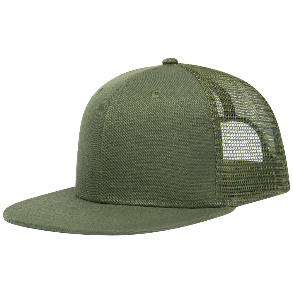 Nilton Trucker cap hoog profiel flat peak 2144