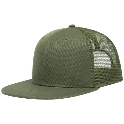 Nilton Trucker cap hoog profiel flat peak 2144