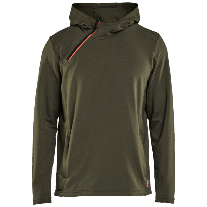 Blaklader Hoodie met schuine halve rits temperatuur regulerend 3594-2547