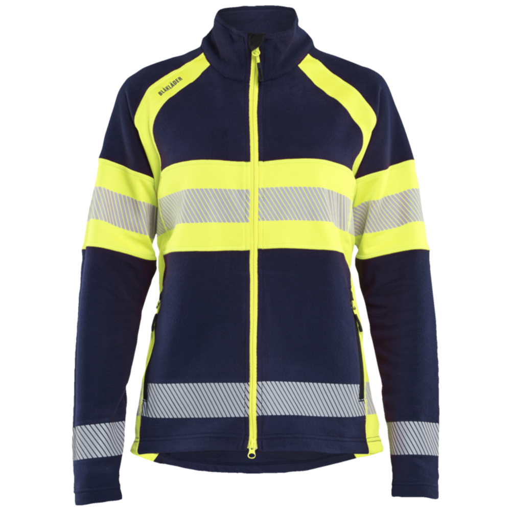 Blaklader Dames Microfleecevest High Vis CL.1 4718-1010