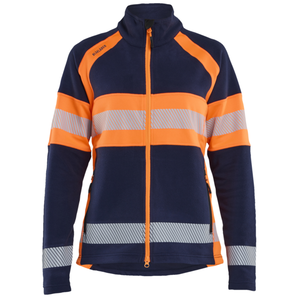 Blaklader Dames Microfleecevest High Vis CL.1 4718-1010