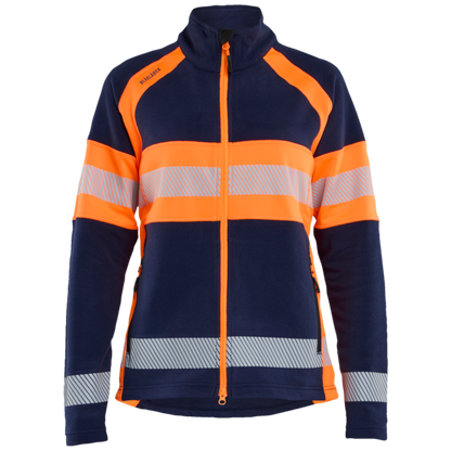 Blaklader Dames Microfleecevest High Vis CL.1 4718-1010