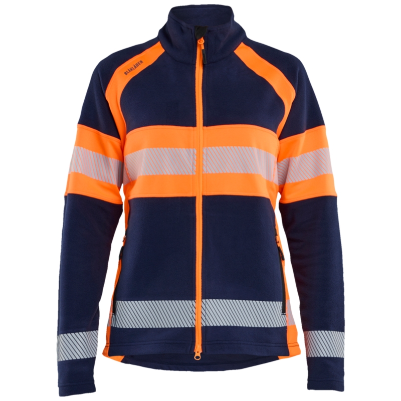 Blaklader Dames Microfleecevest High Vis CL.1 4718-1010