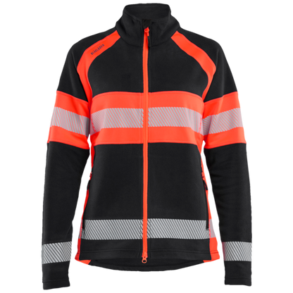 Blaklader Dames Microfleecevest High Vis CL.1 4718-1010