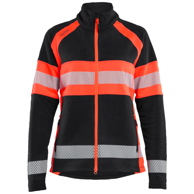 Blaklader Dames Microfleecevest High Vis CL.1 4718-1010