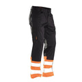 jobman-2314-high-vis-servicebroek-cl1-zwart-oranje